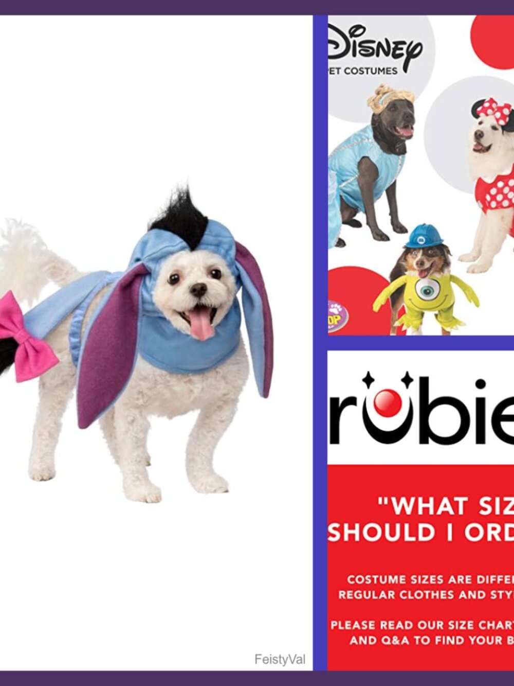 Disney Eeyore Pet Costume Accessory Set M/L Dogs Cats